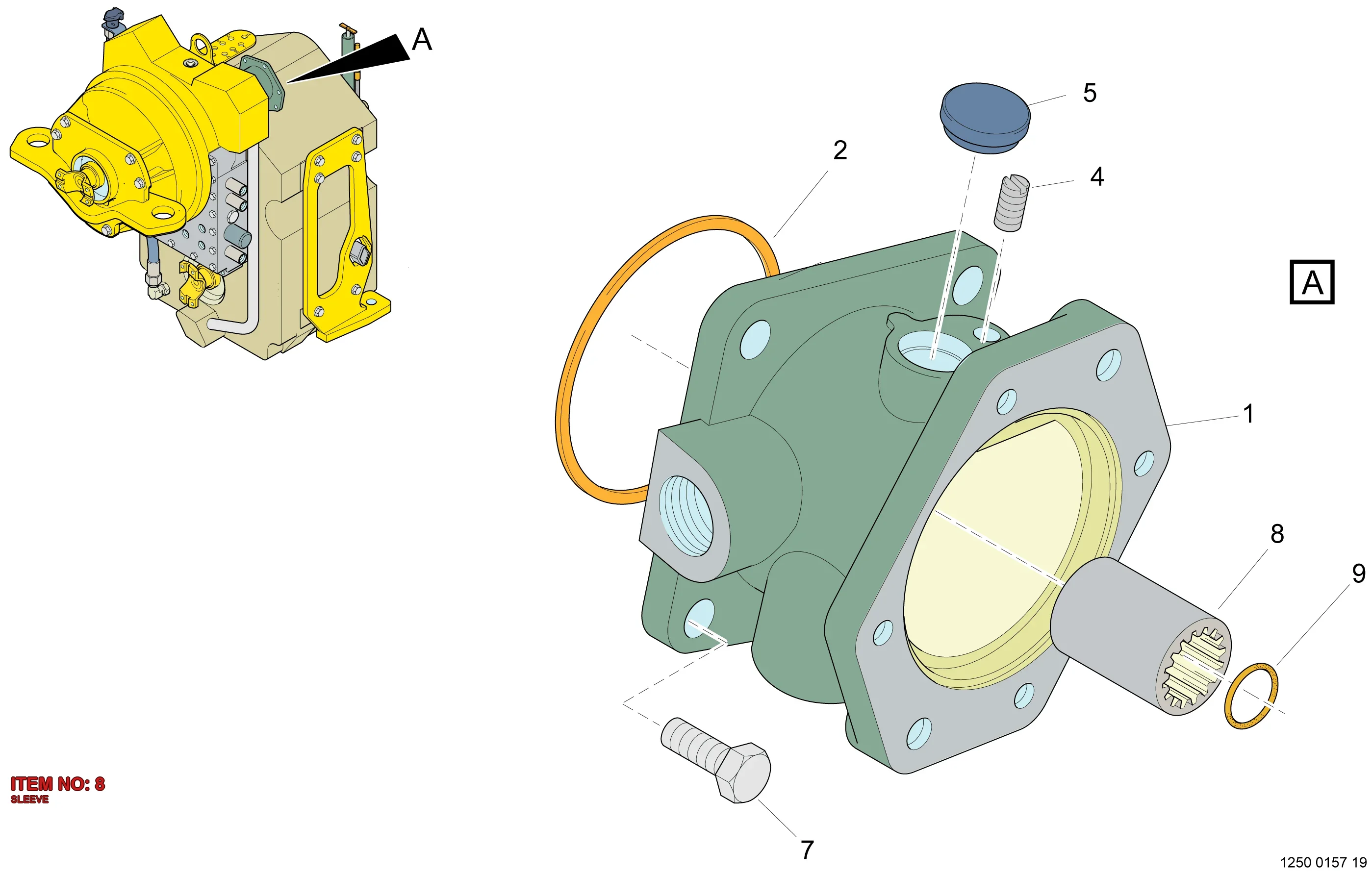 5540 9773 00 SLEEVE - Technical Drawing