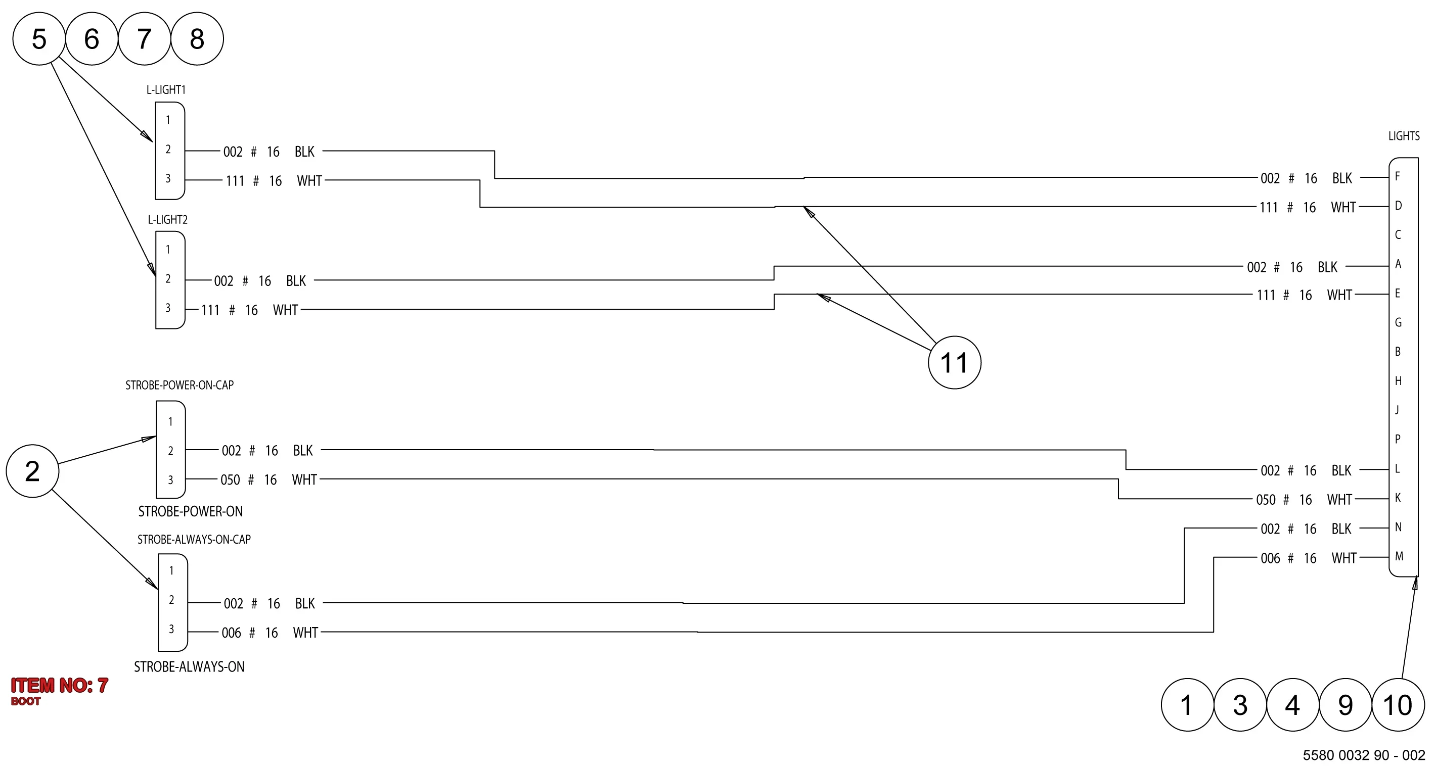 5541 0368 00 BOOT - Technical Drawing