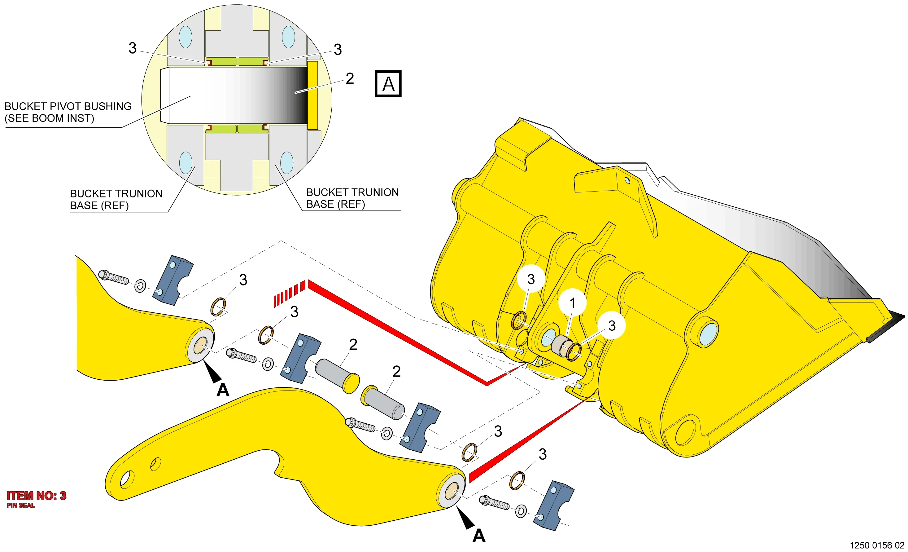 5541 0488 00 PIN SEAL - Technical Drawing