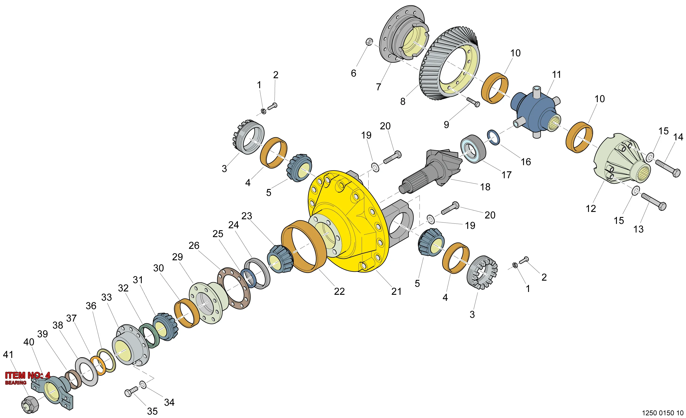 5541 2291 00 BEARING - Technical Drawing