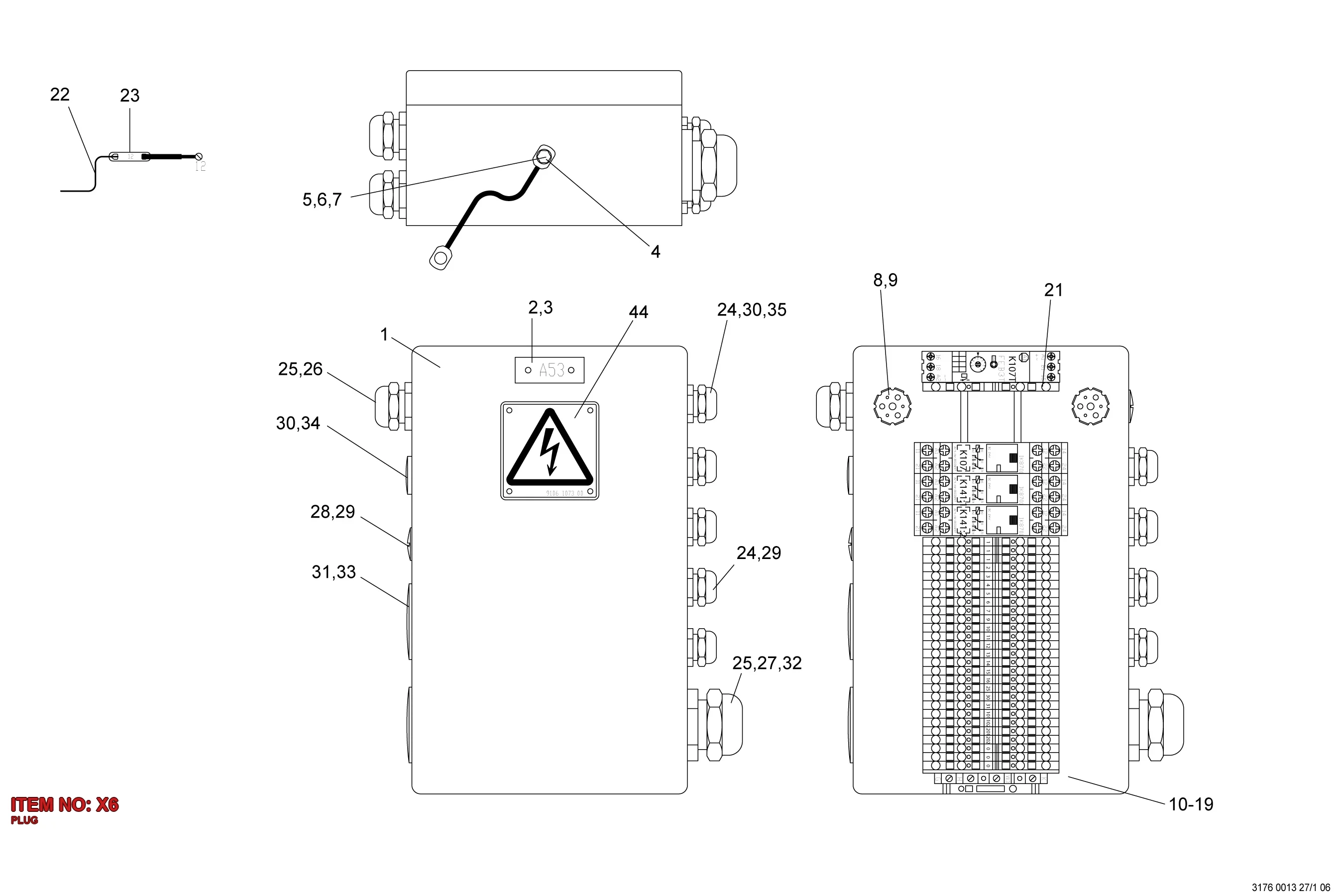 5541 2695 00 PLUG - Technical Drawing
