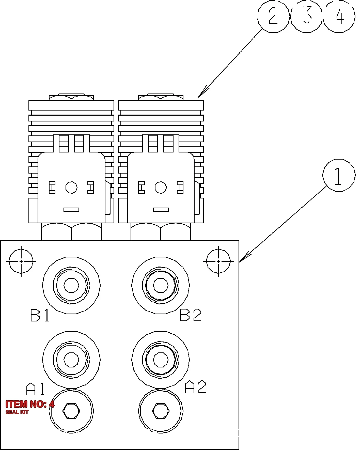5541 3114 00 SEAL KIT - Technical Drawing