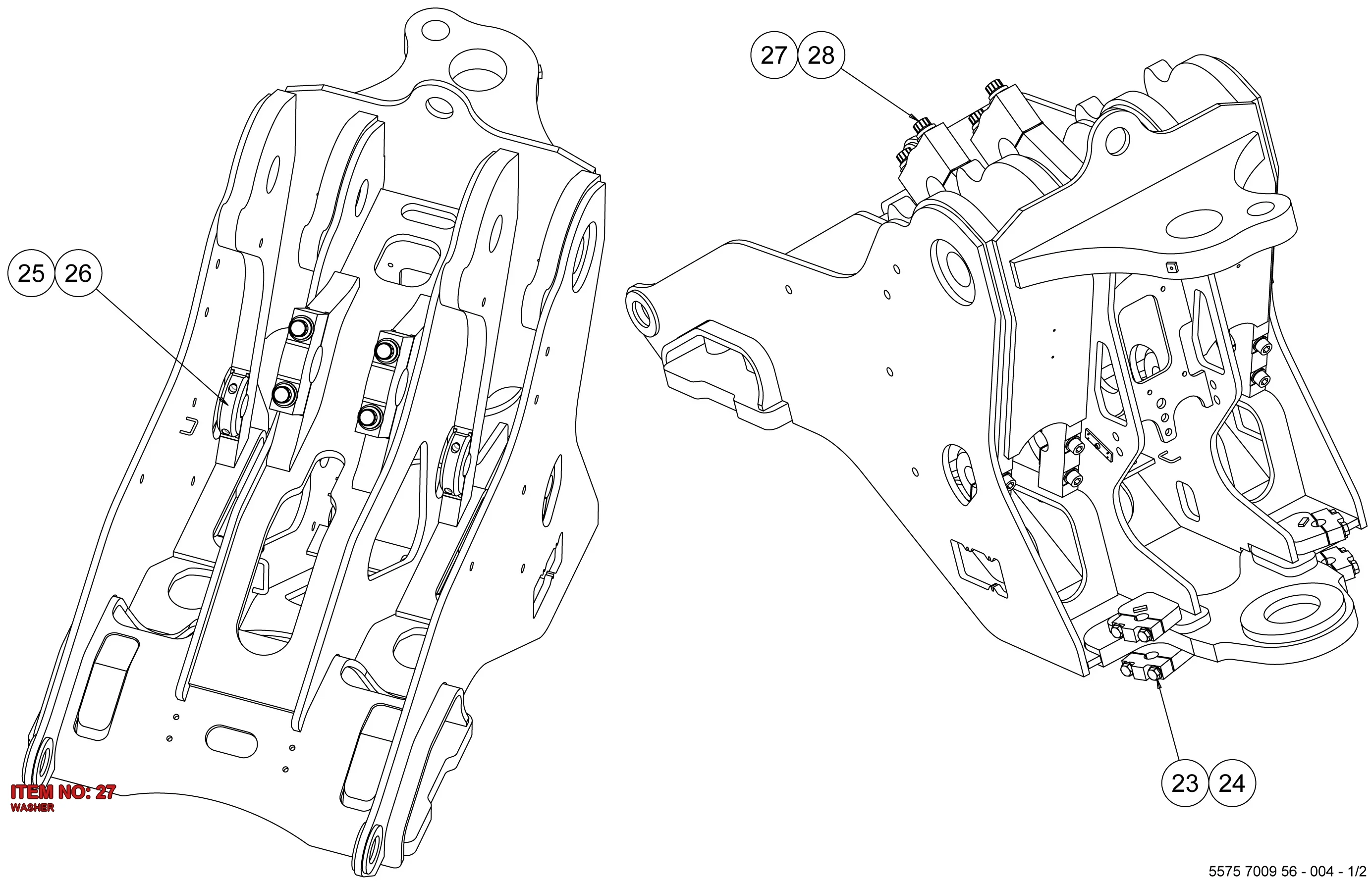 5541 3282 00 WASHER - Technical Drawing