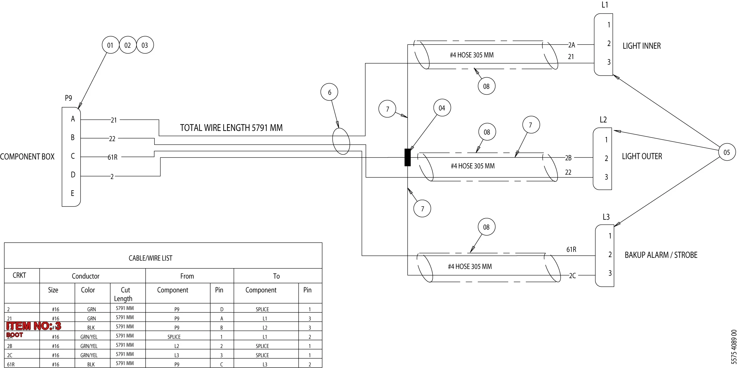 5541 3372 00 BOOT - Technical Drawing