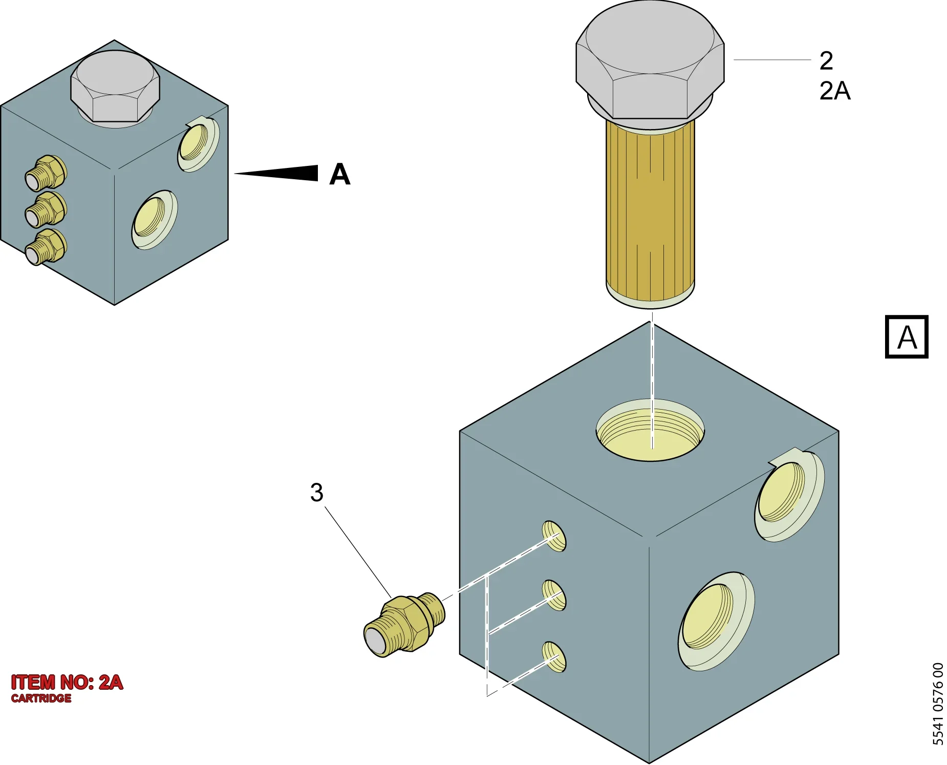 5541 3497 00 CARTRIDGE - Technical Drawing