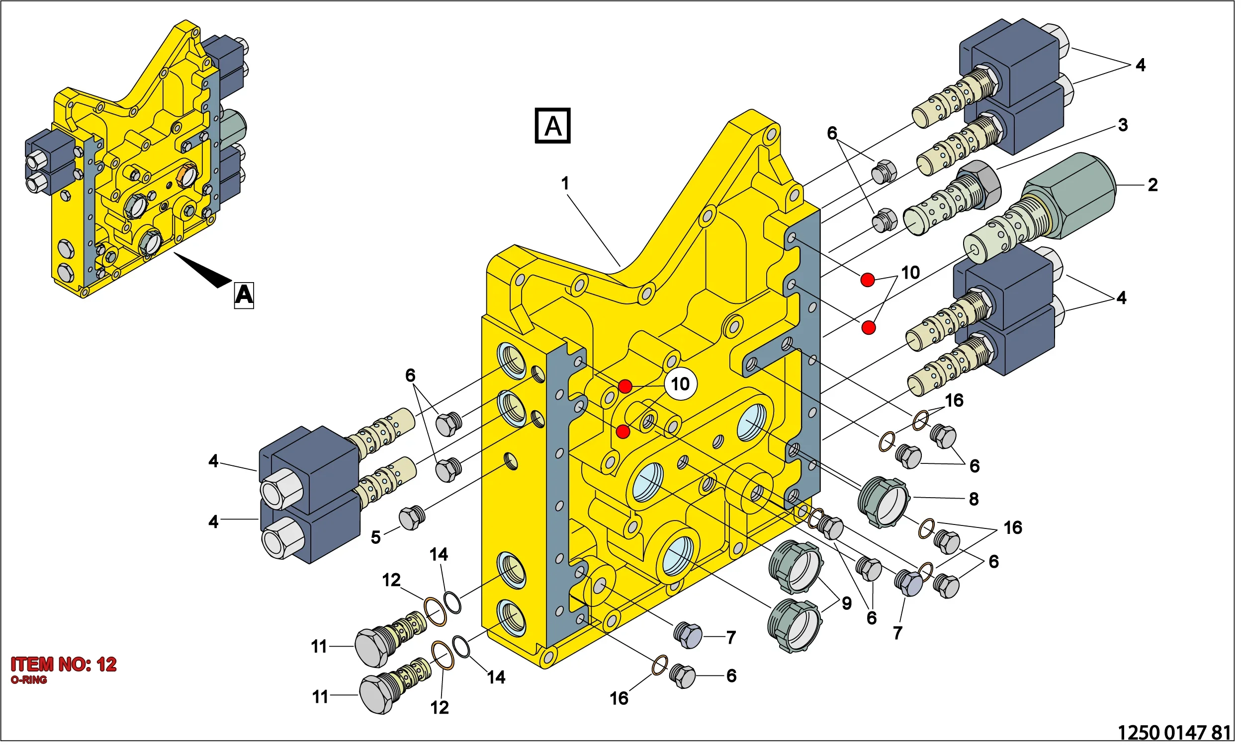 5541 3552 00 O-RING - Technical Drawing