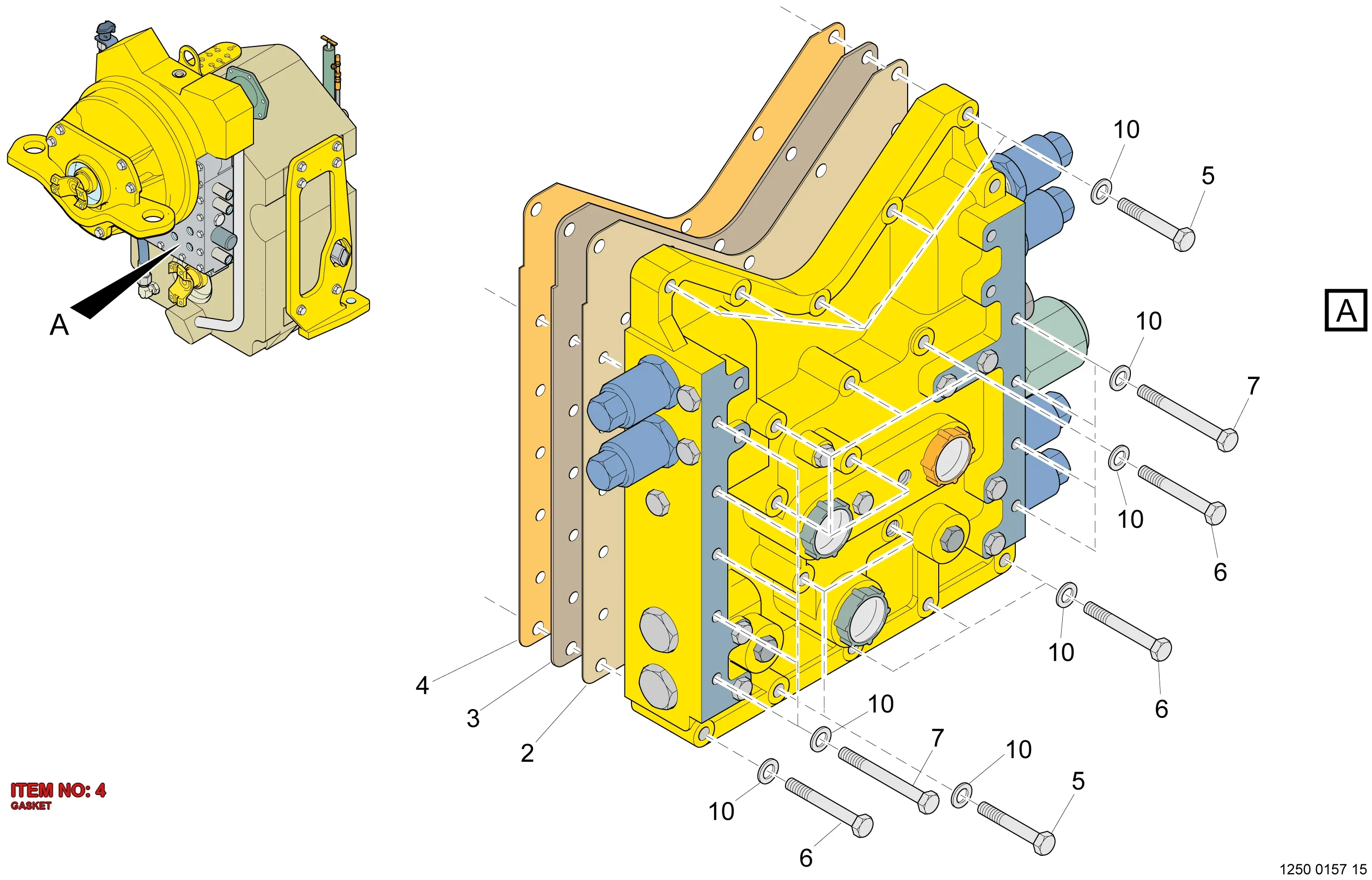 5541 3556 00 GASKET - Technical Drawing