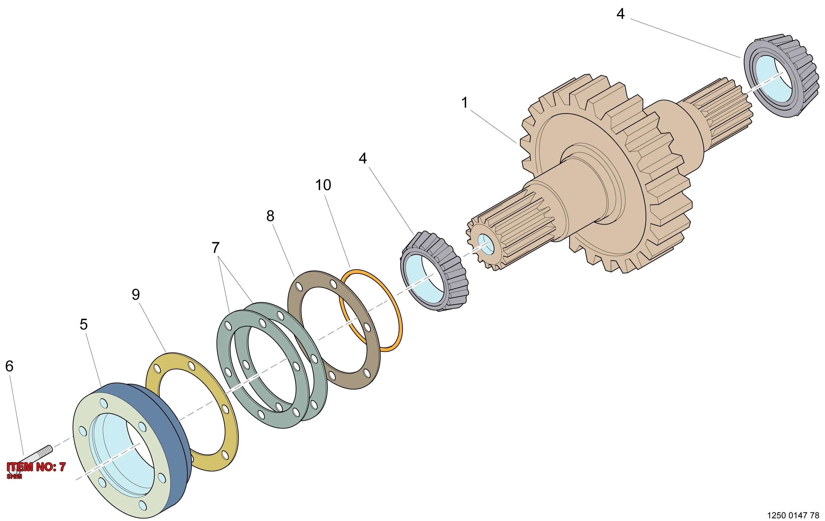 5541 4008 00 SHIM - Technical Drawing