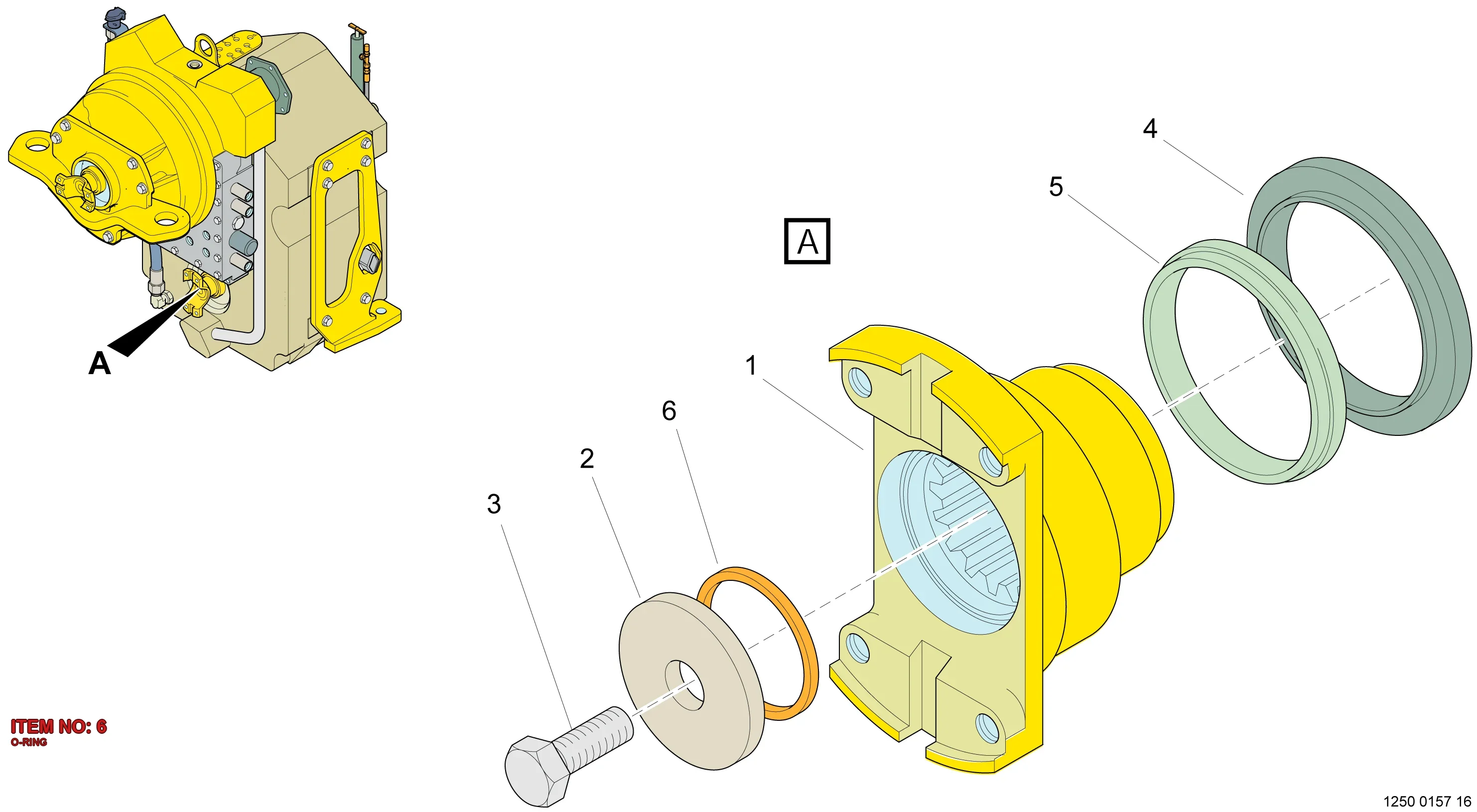 5541 4432 00 O-RING - Technical Drawing
