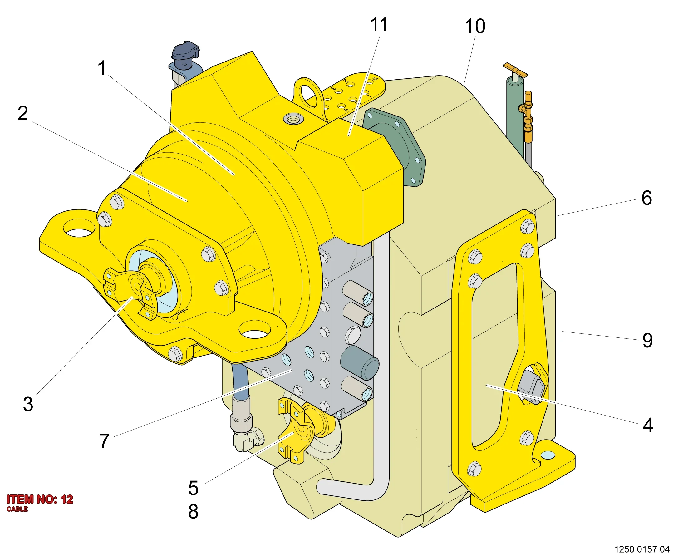5541 7276 00 CABLE - Technical Drawing