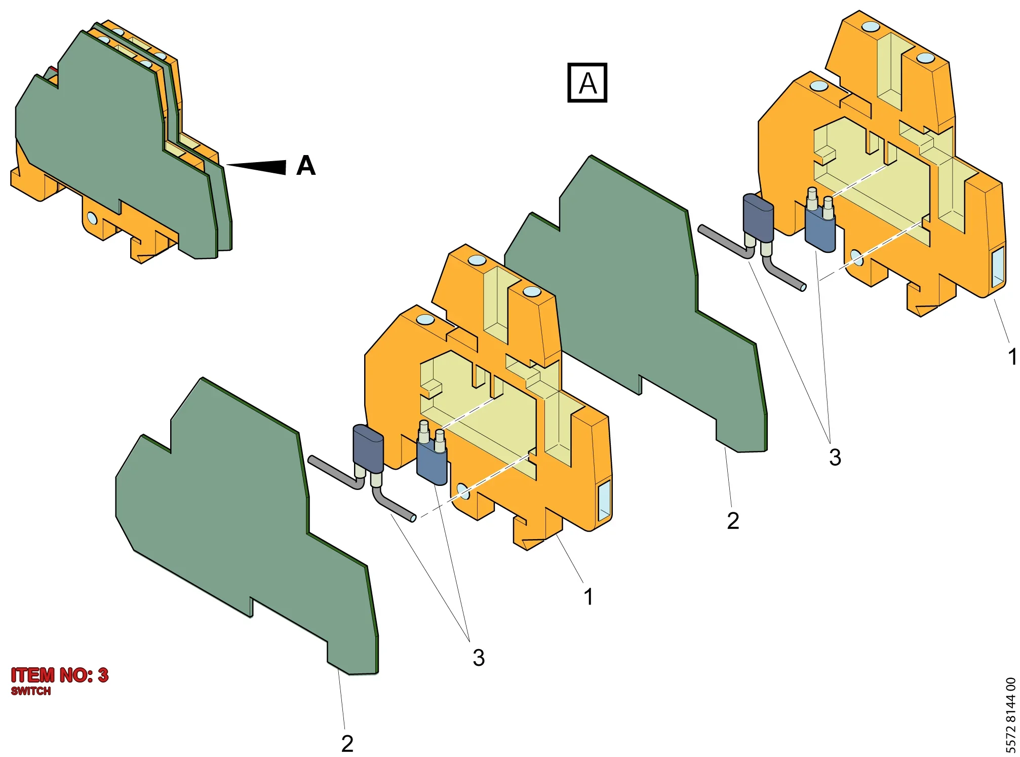 5541 8586 00 SWITCH - Technical Drawing