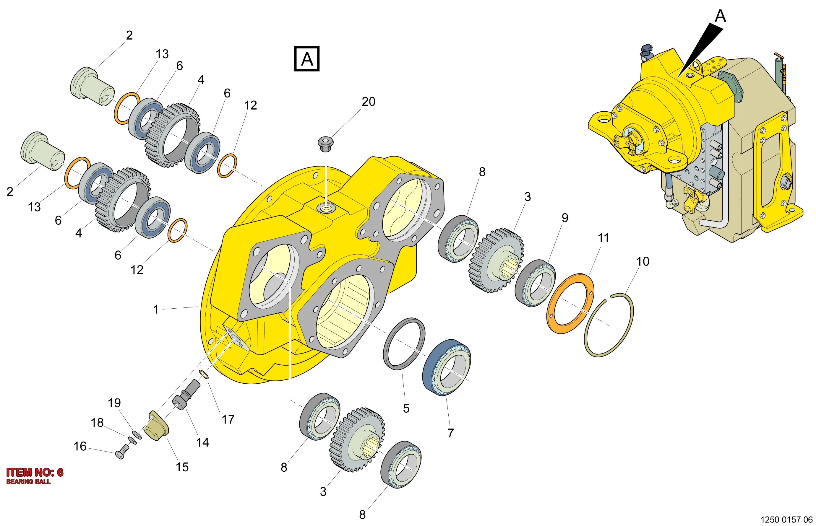 5541 8658 00 BEARING BALL - Technical Drawing