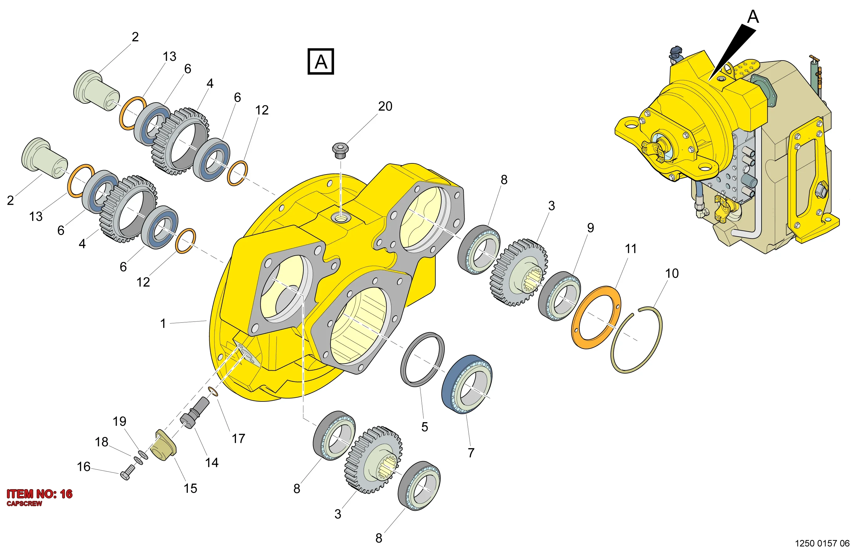 5541 8692 00 CAPSCREW - Technical Drawing