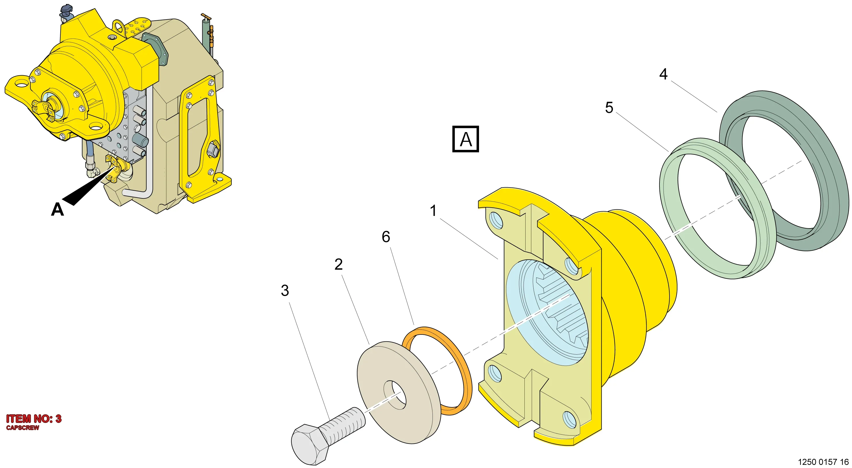 5541 8699 00 CAPSCREW - Technical Drawing