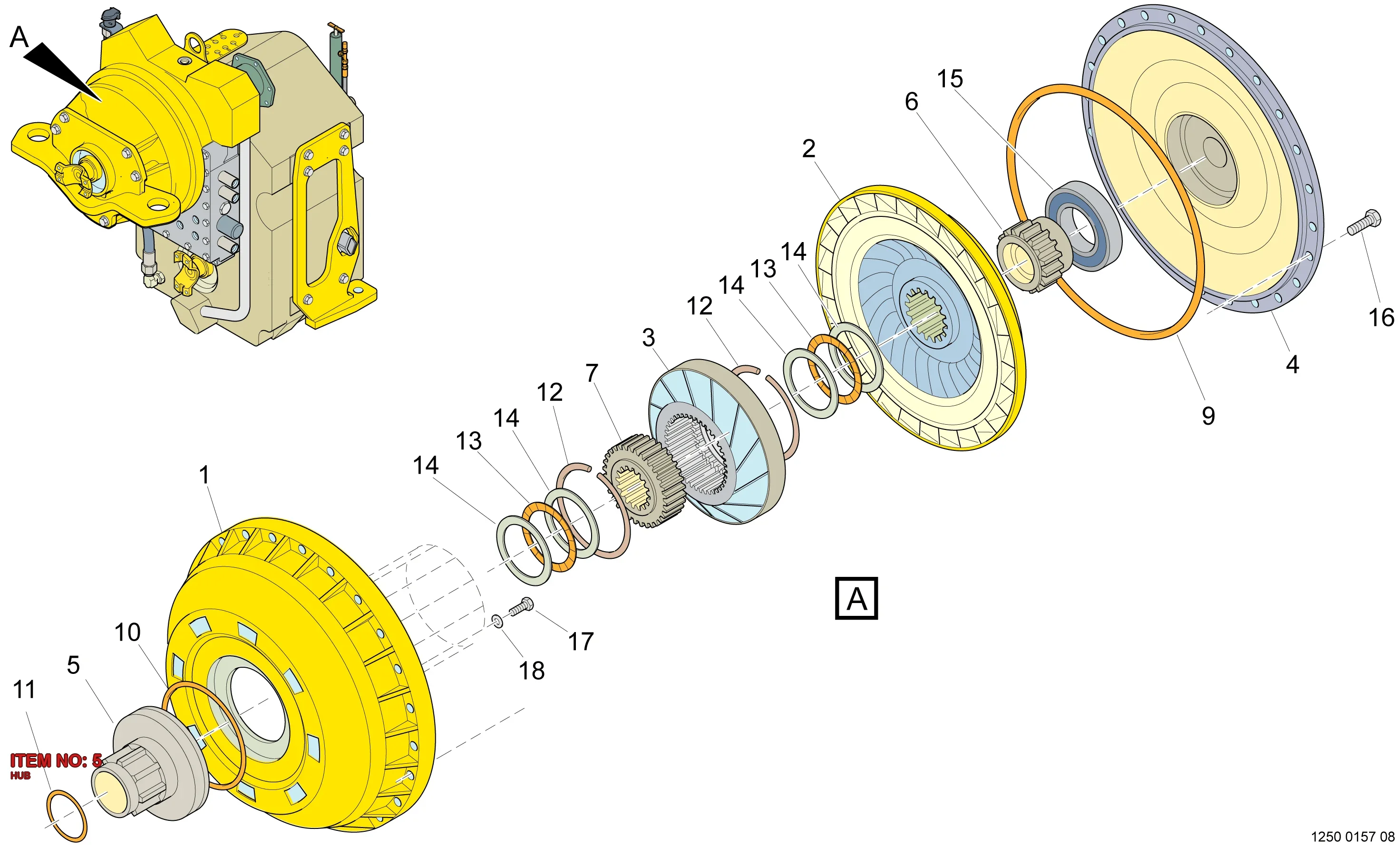 5541 9248 00 HUB - Technical Drawing