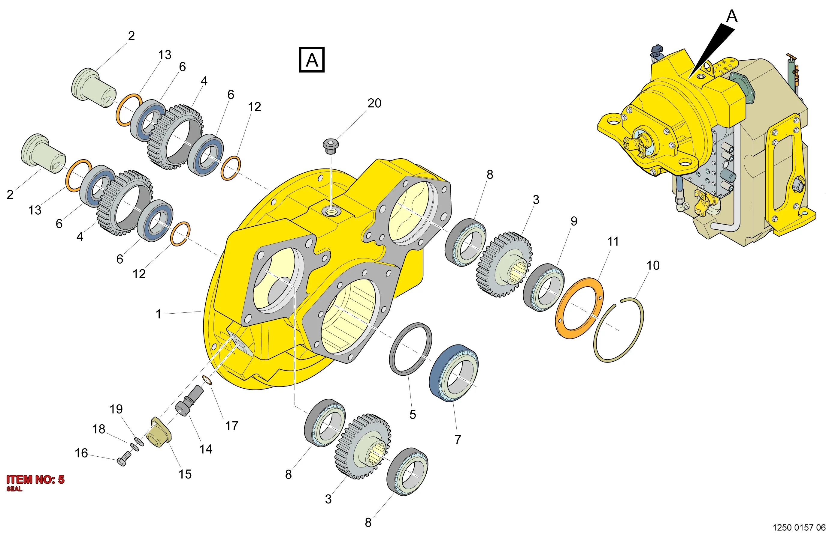 5541 9250 00 SEAL - Technical Drawing
