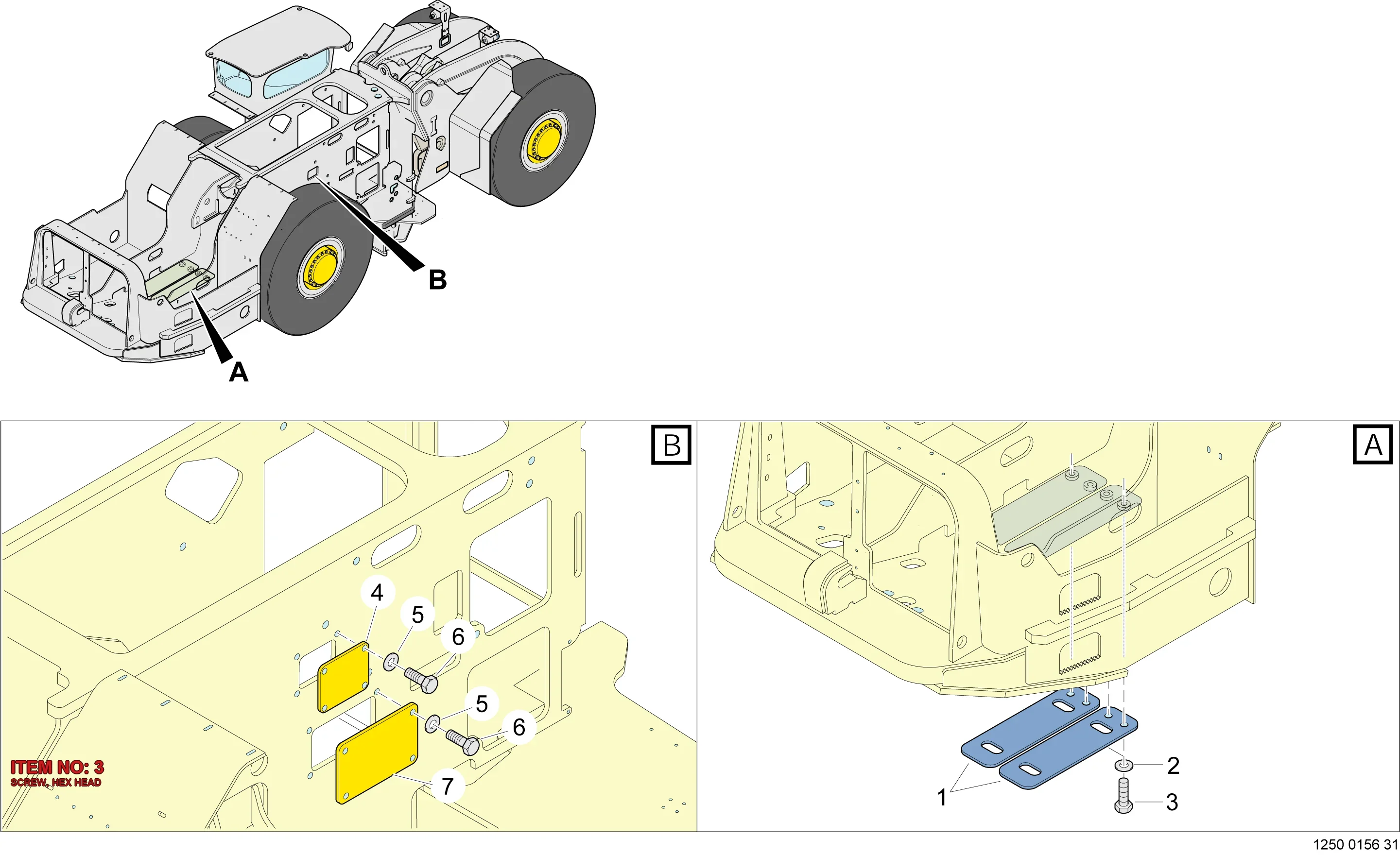 5541 9982 00 SCREW, HEX HEAD - Technical Drawing