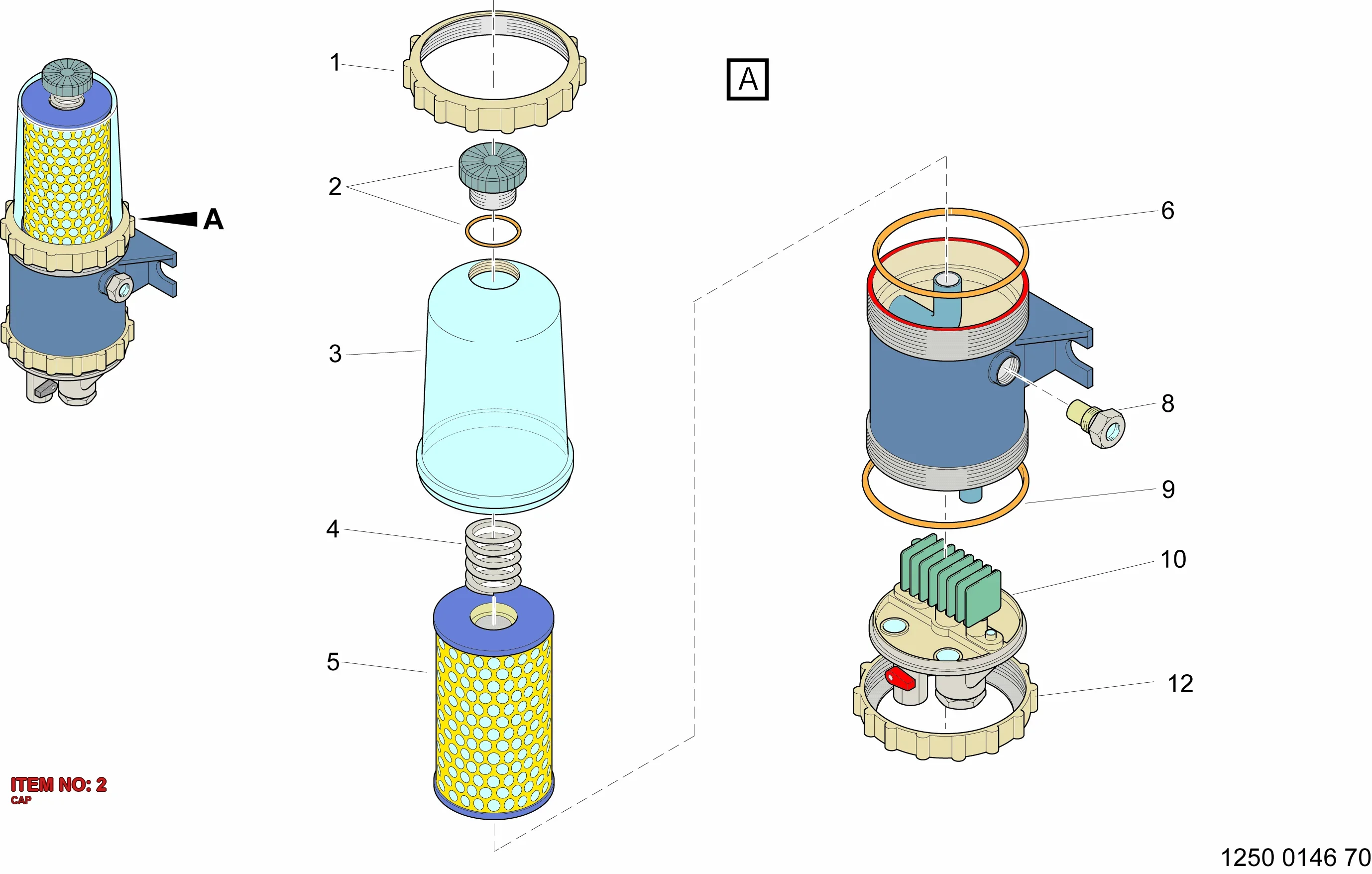 5542 0689 00 CAP - Technical Drawing