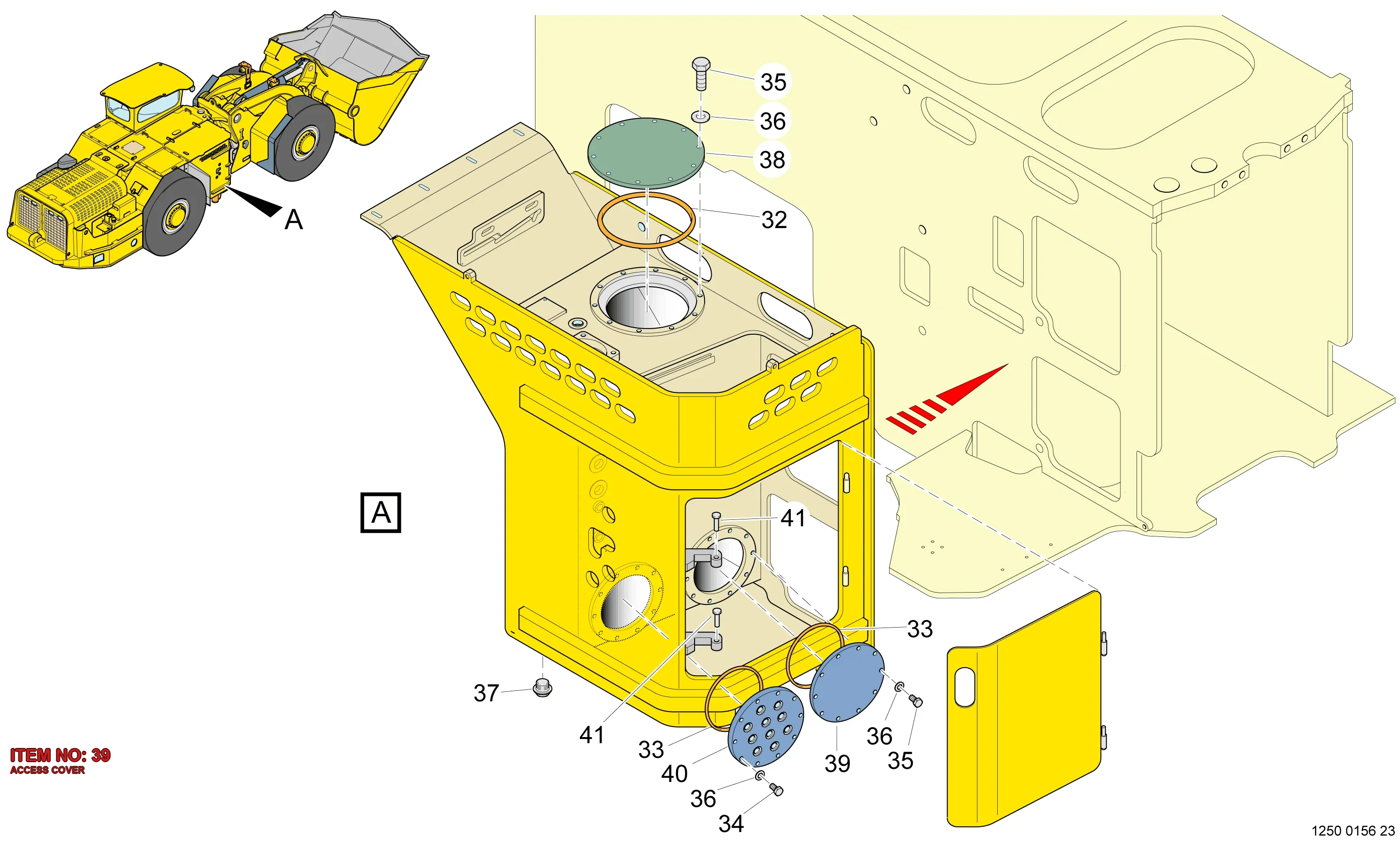 5554 6915 00 ACCESS COVER - Technical Drawing