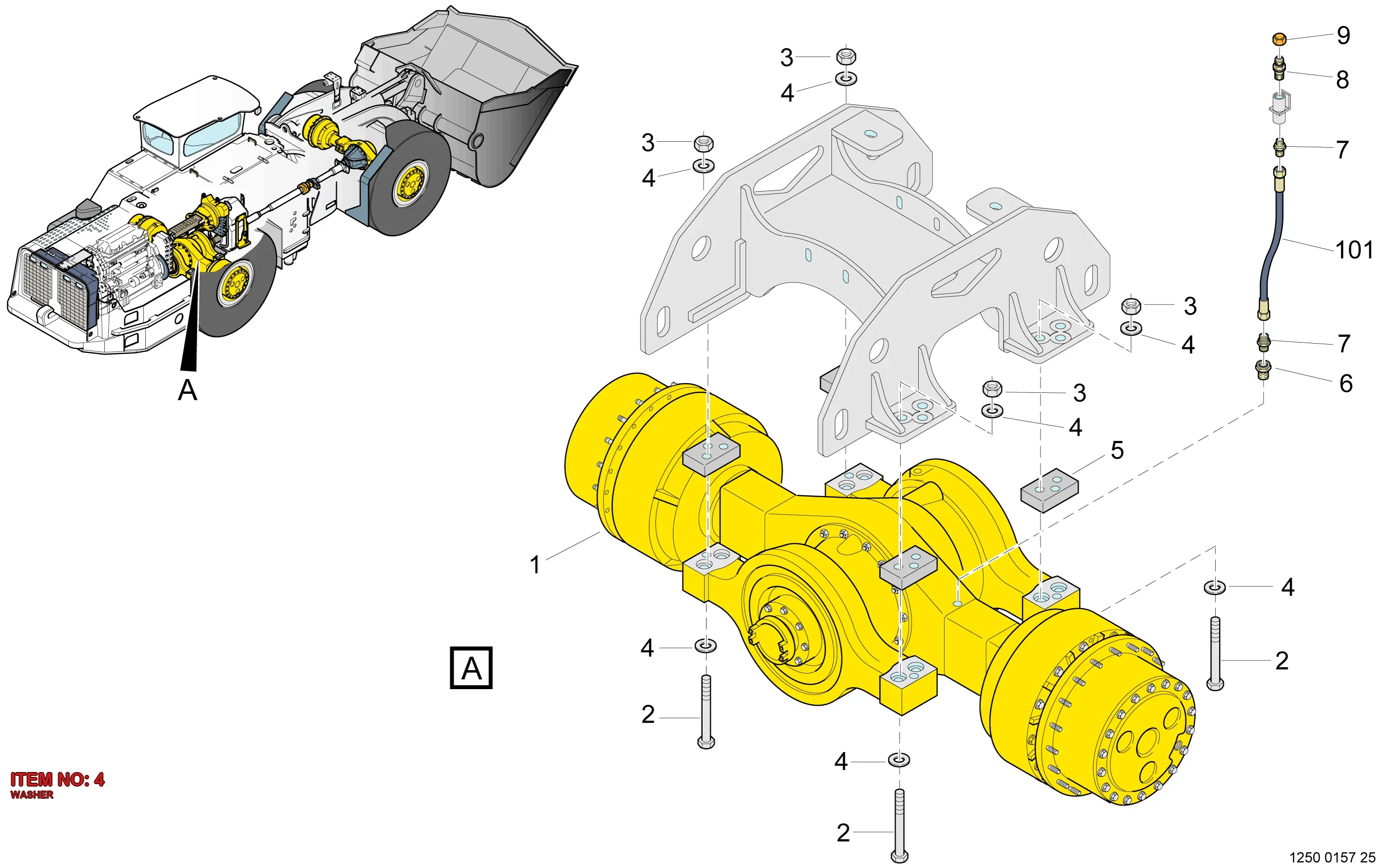 5559 9239 00 WASHER - Technical Drawing