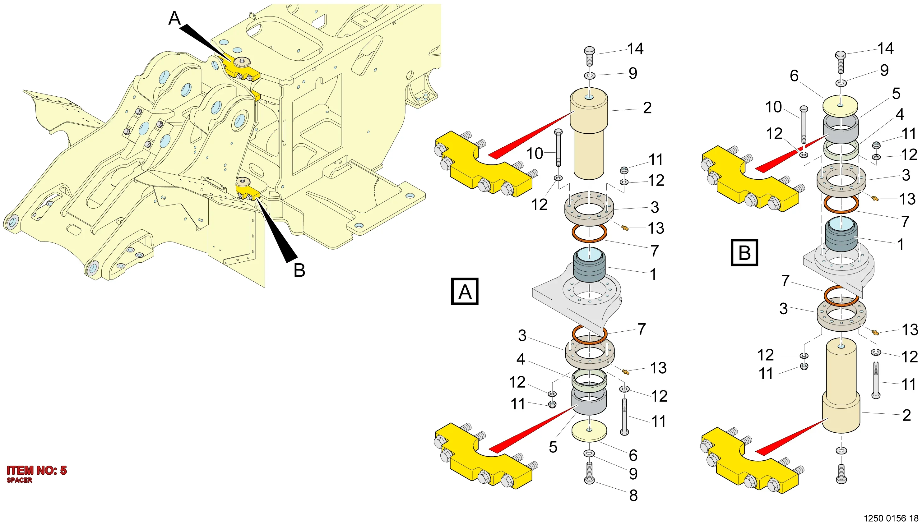 5572 4197 00 SPACER - Technical Drawing