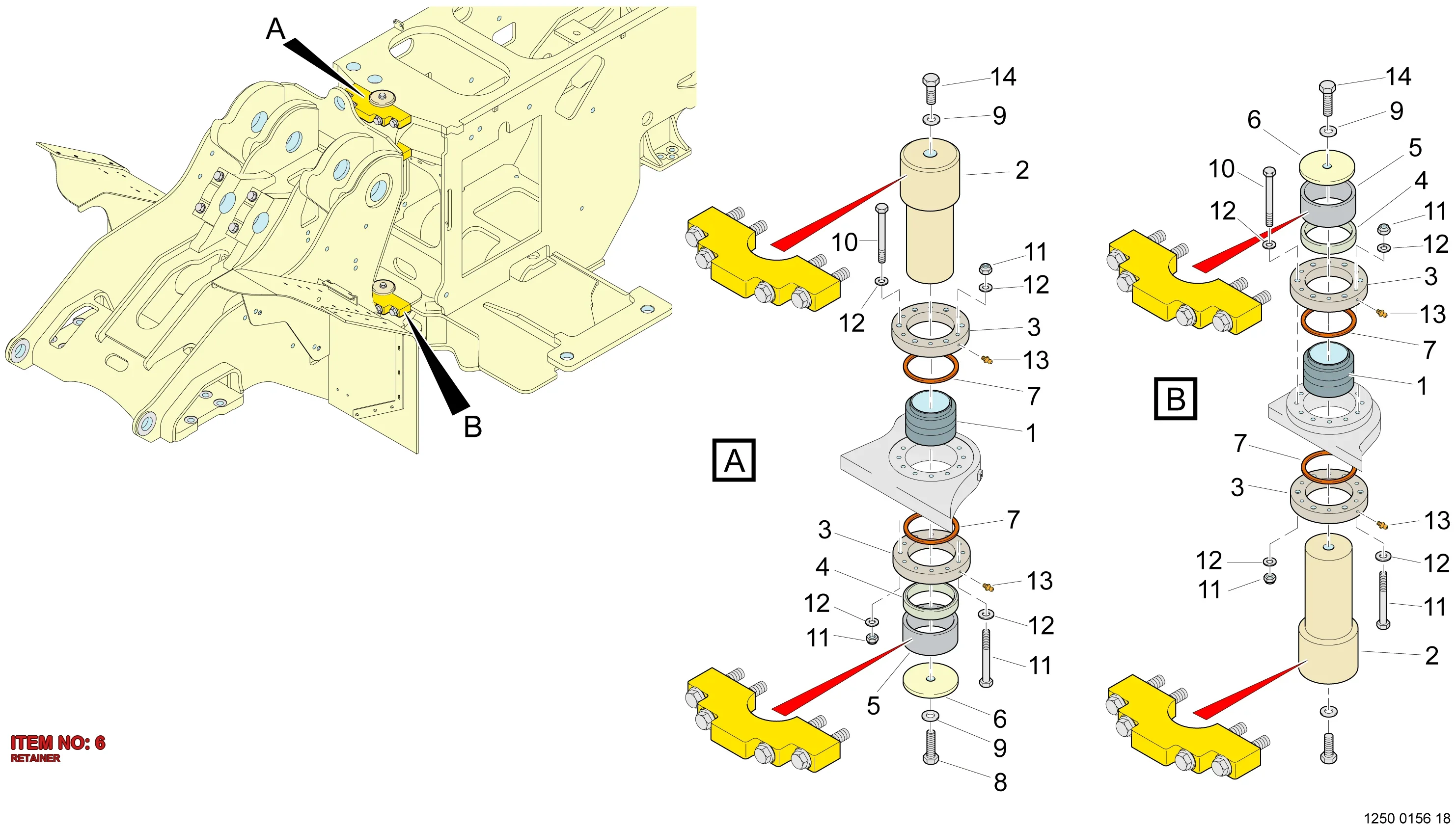 5572 4198 00 RETAINER - Technical Drawing