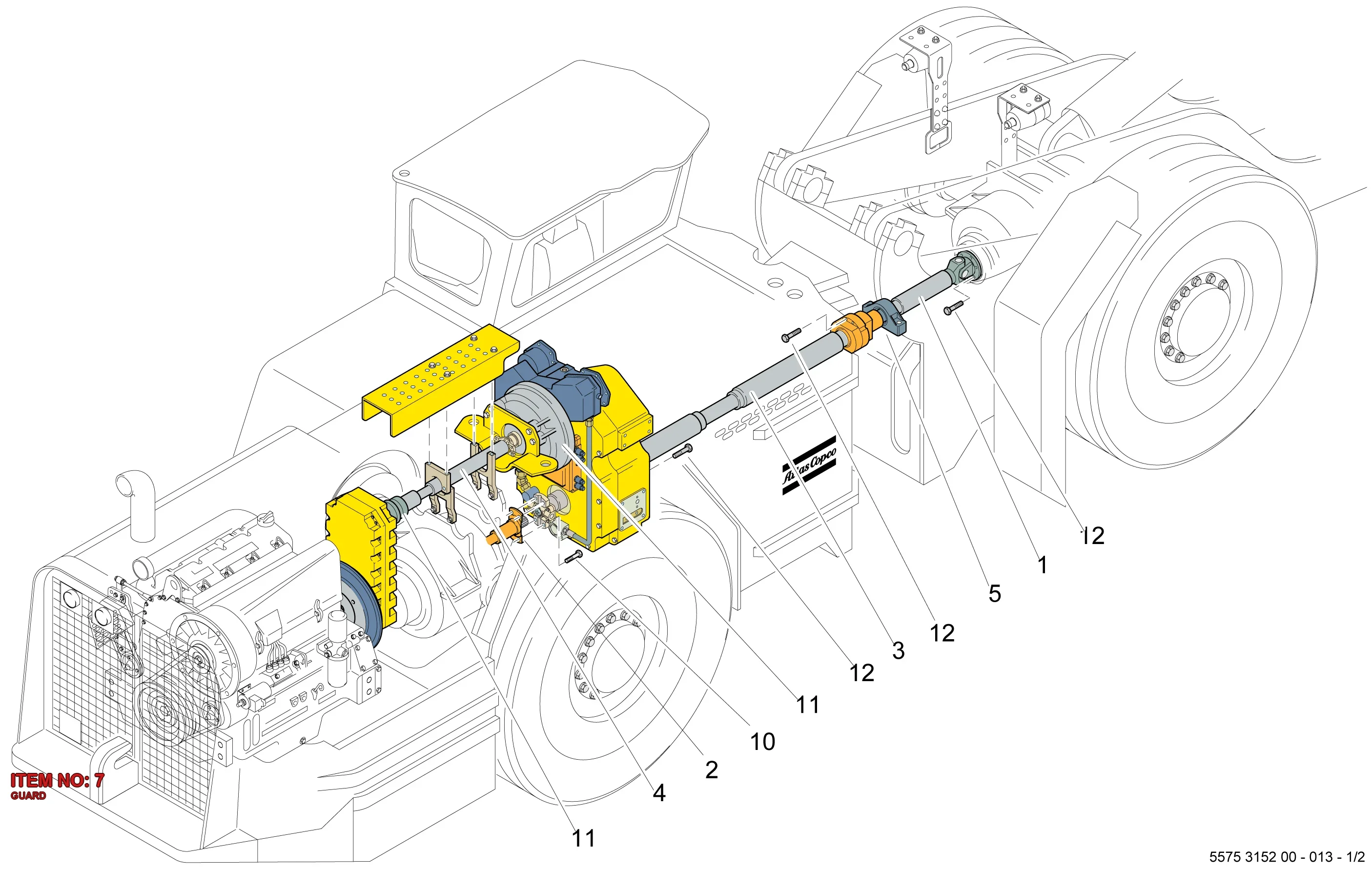 5572 4242 00 GUARD - Technical Drawing