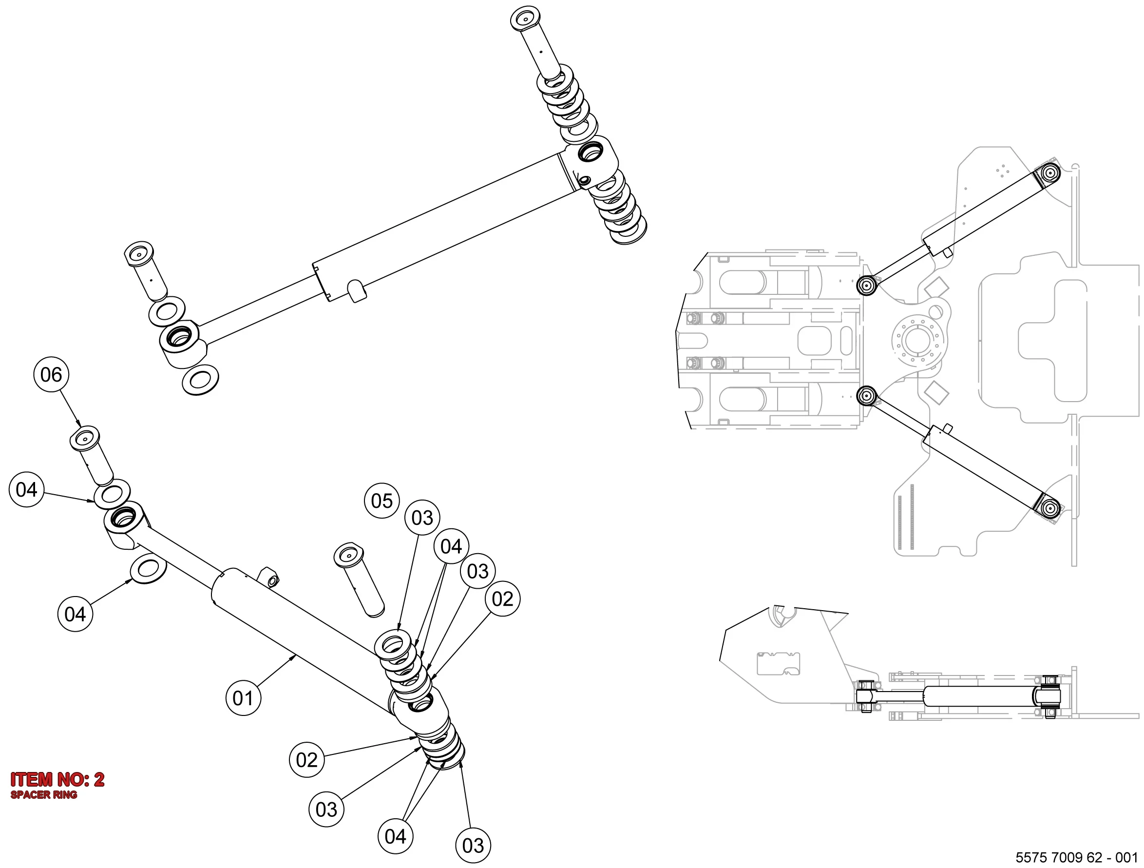 5572 8183 00 SPACER RING - Technical Drawing