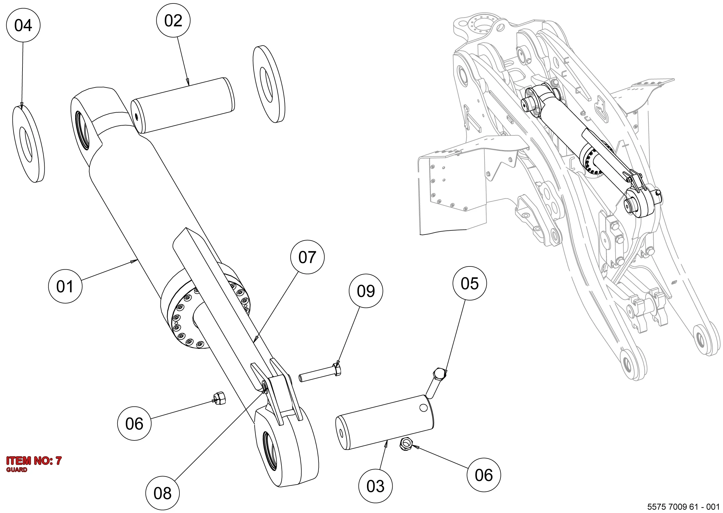 5572 8662 00 GUARD - Technical Drawing