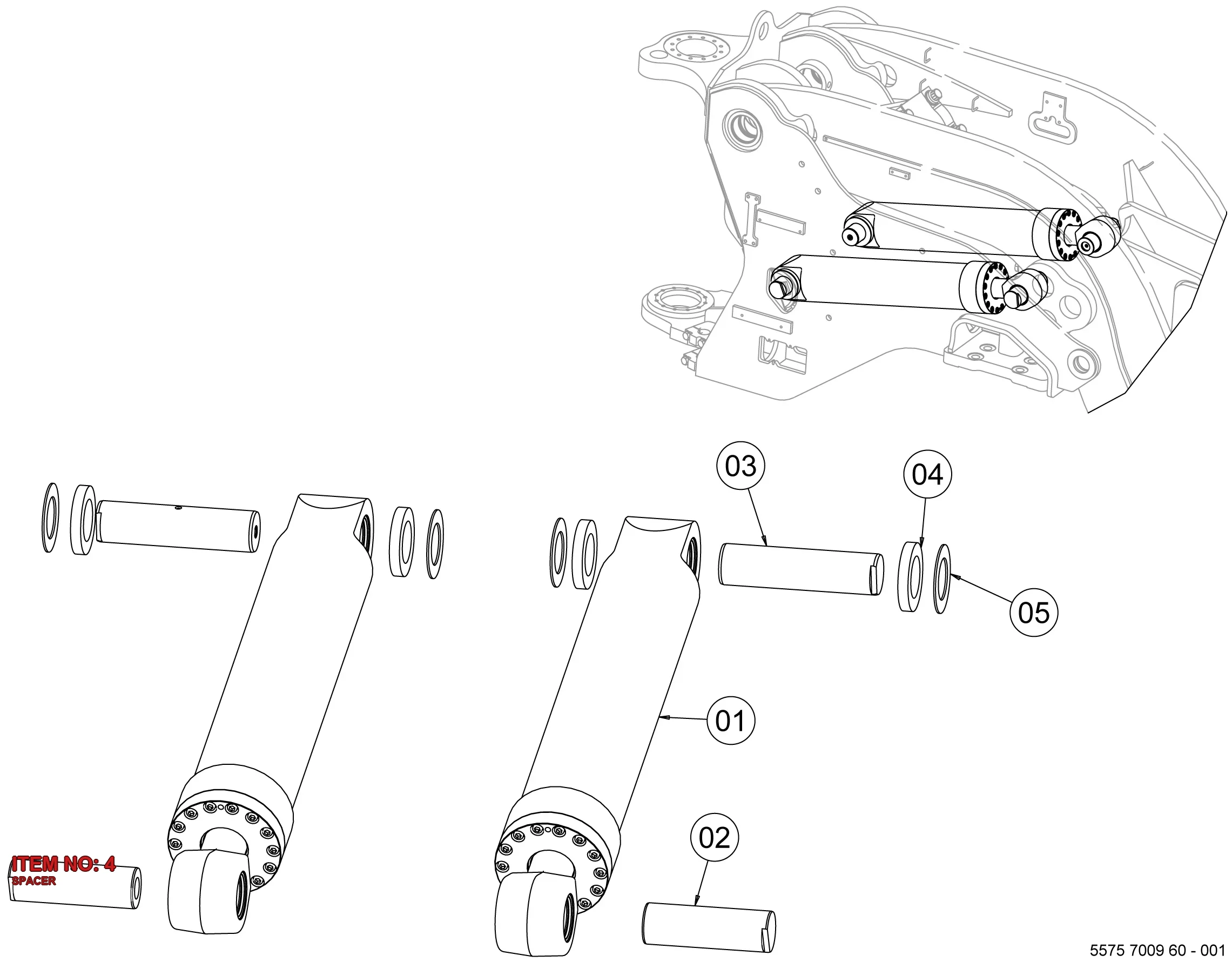 5573 1053 00 SPACER - Technical Drawing