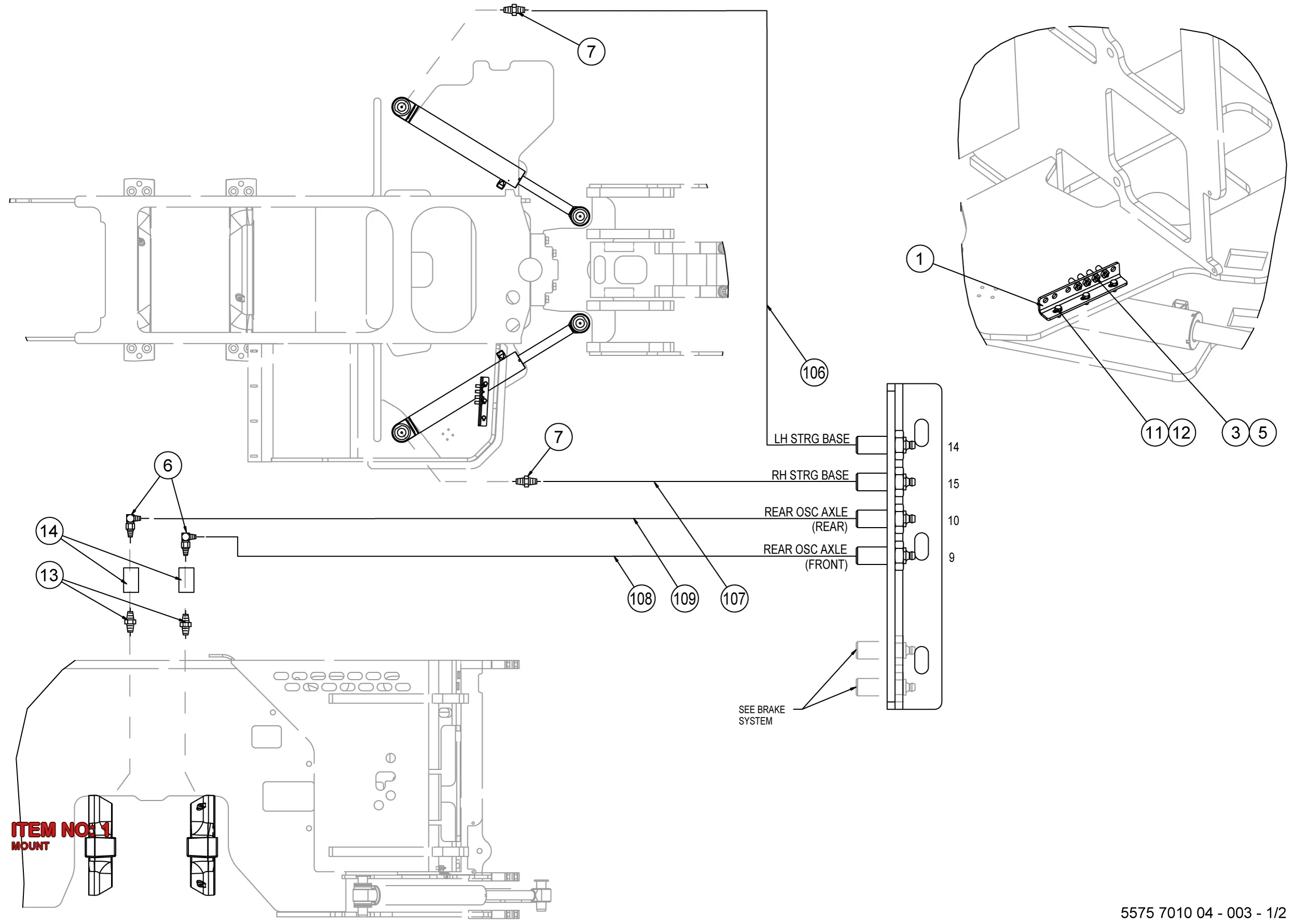 5574 3254 00 MOUNT - Technical Drawing