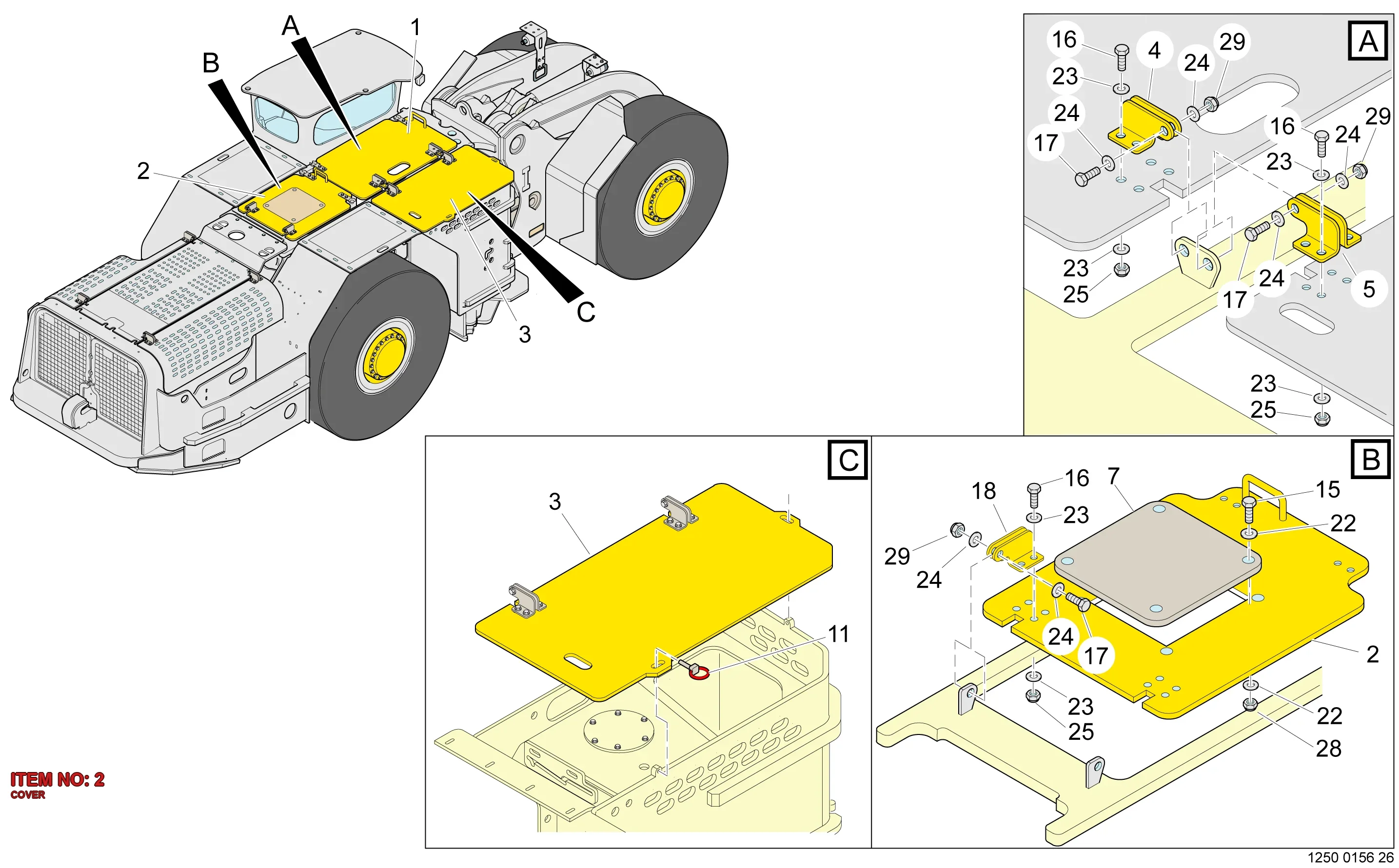 5575 4107 00 COVER - Technical Drawing