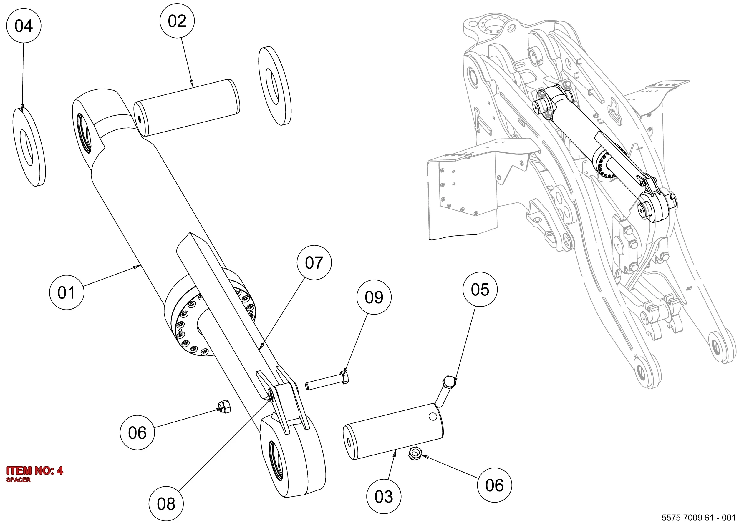 5575 4868 00 SPACER - Technical Drawing