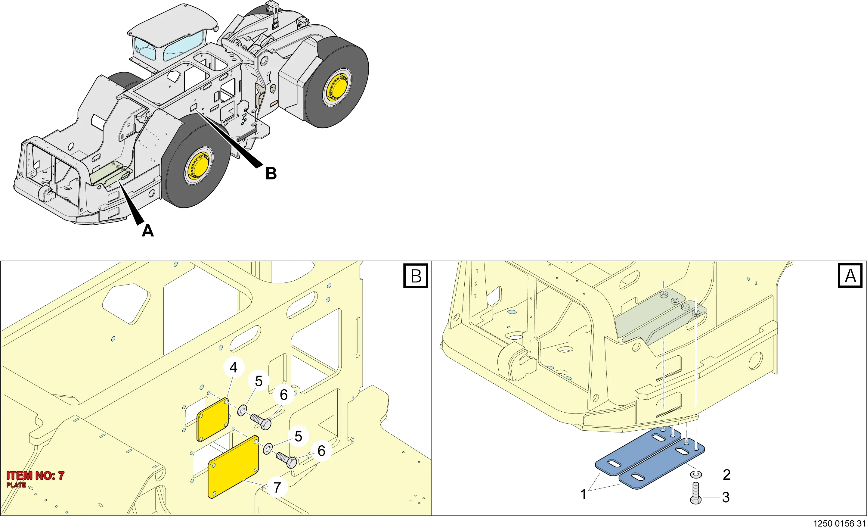 5575 7000 97 PLATE - Technical Drawing