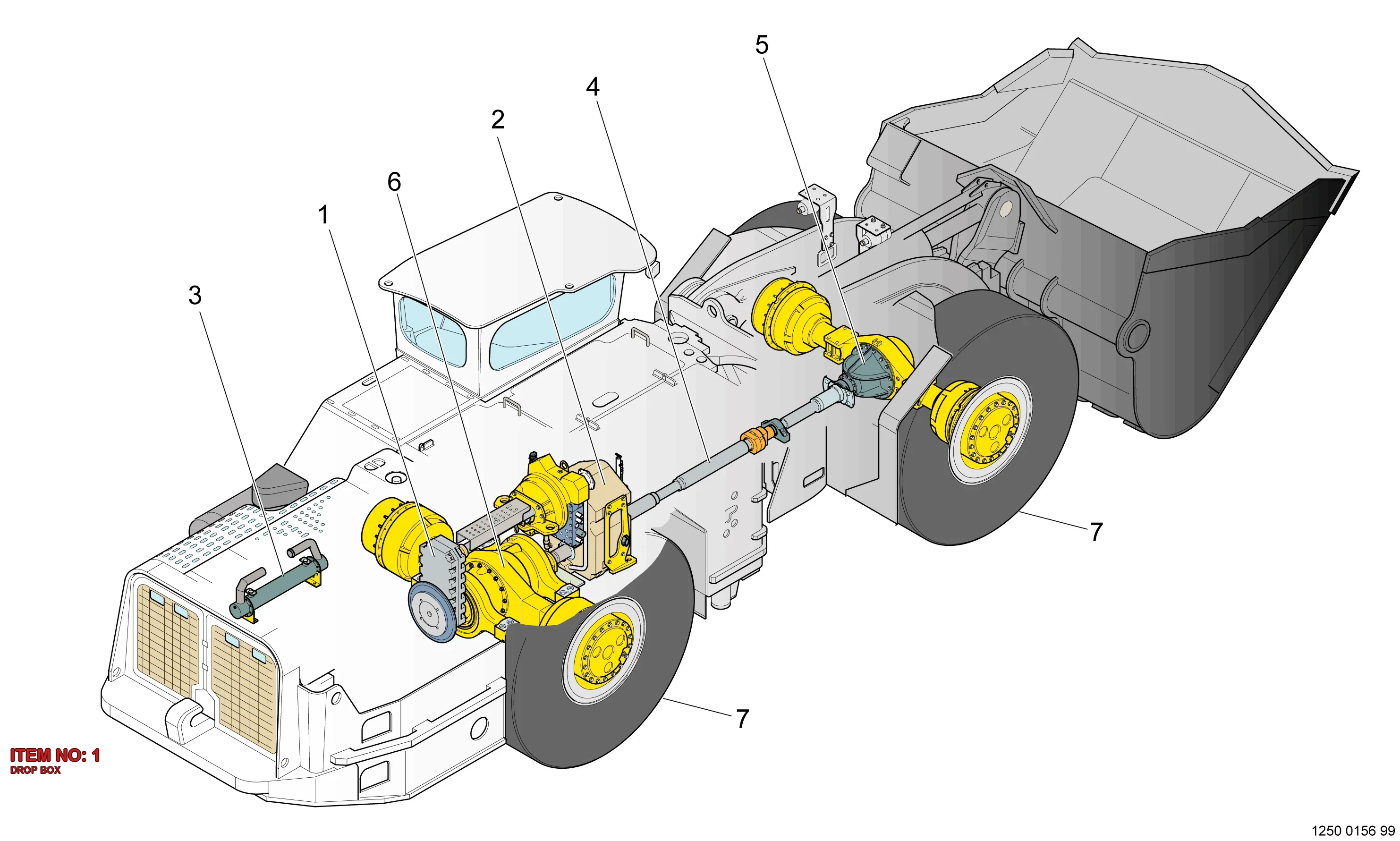 5575 7008 06 DROP BOX - Technical Drawing