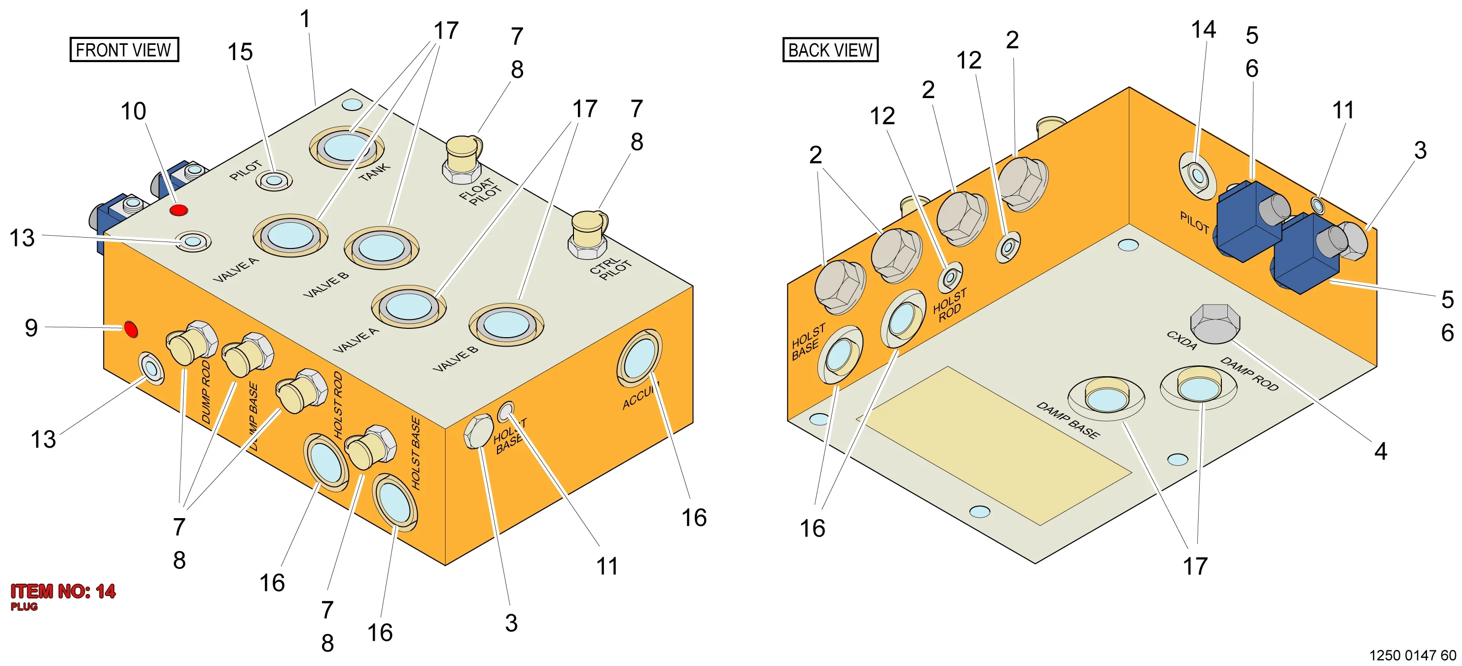 5580 0034 29 PLUG - Technical Drawing