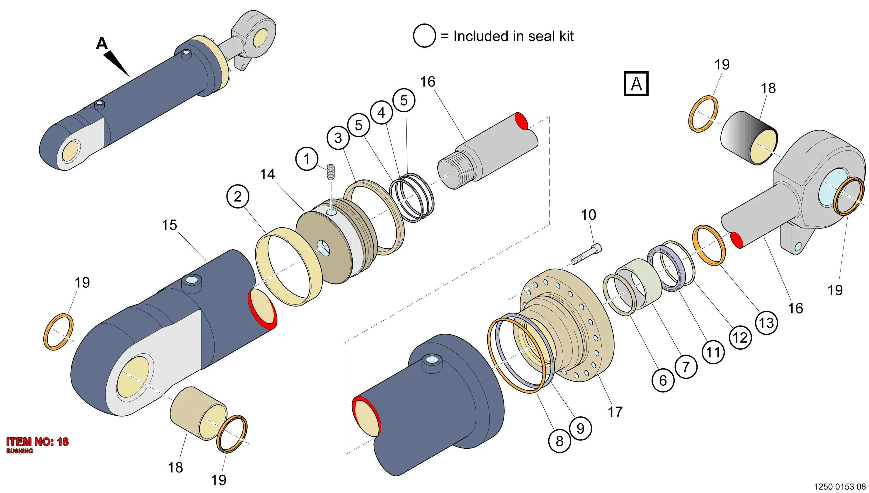 5580 0057 83 BUSHING - Technical Drawing