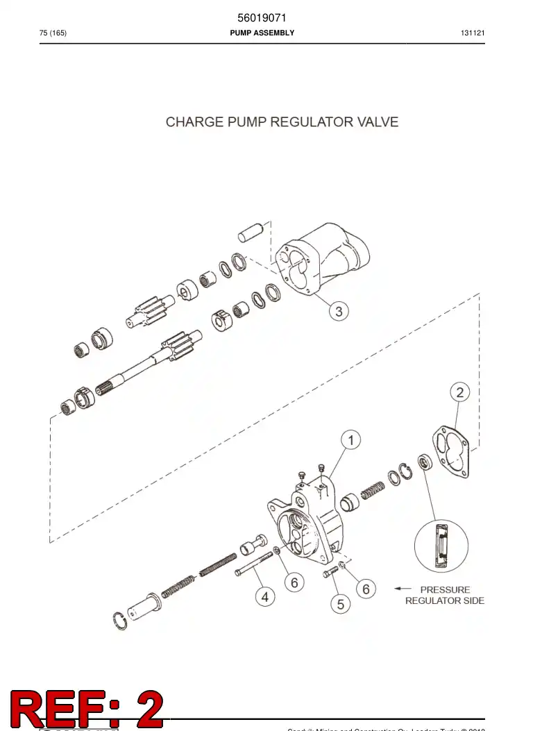 56000143 560 001 43 Seal - Sandvik Technical Drawing