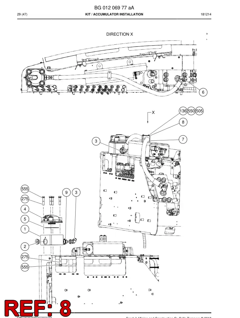 56000221 560 002 21 Cup, Base Plate - Sandvik Technical Drawing