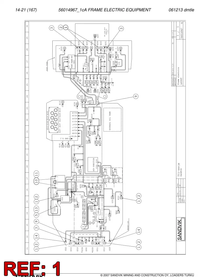 56000657 560 006 57 Light - Sandvik Technical Drawing