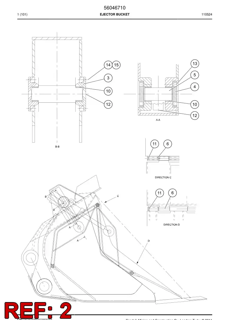 56000700 560 007 00 Plate - Sandvik Technical Drawing