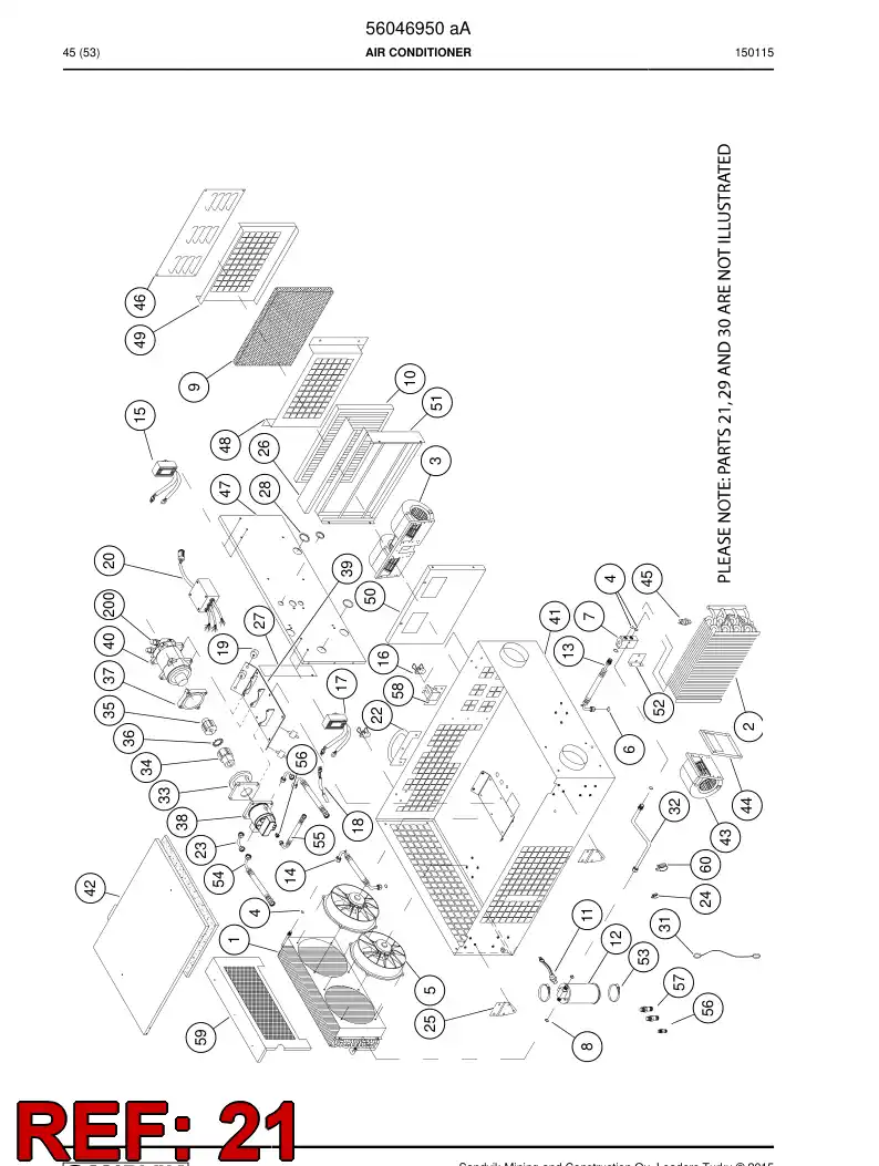 56004495 560 044 95 Collar, Sleeve - Sandvik Technical Drawing