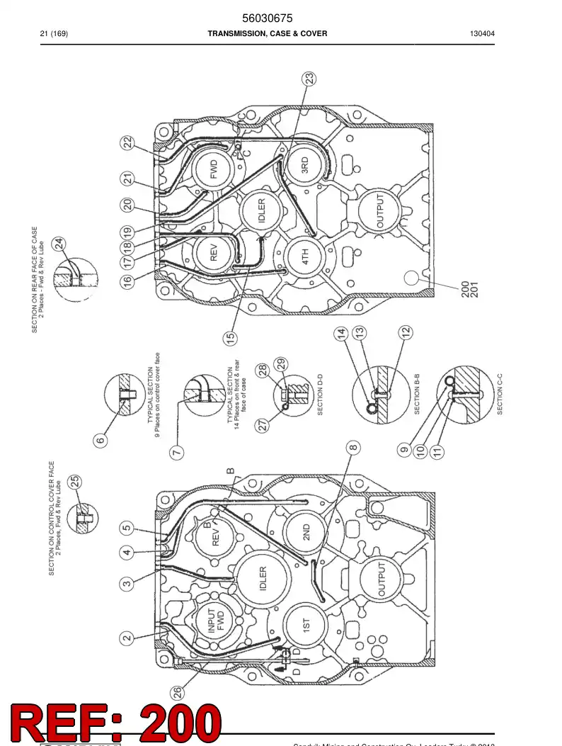 56005128 560 051 28 Sight Glass, Oil - Sandvik Technical Drawing