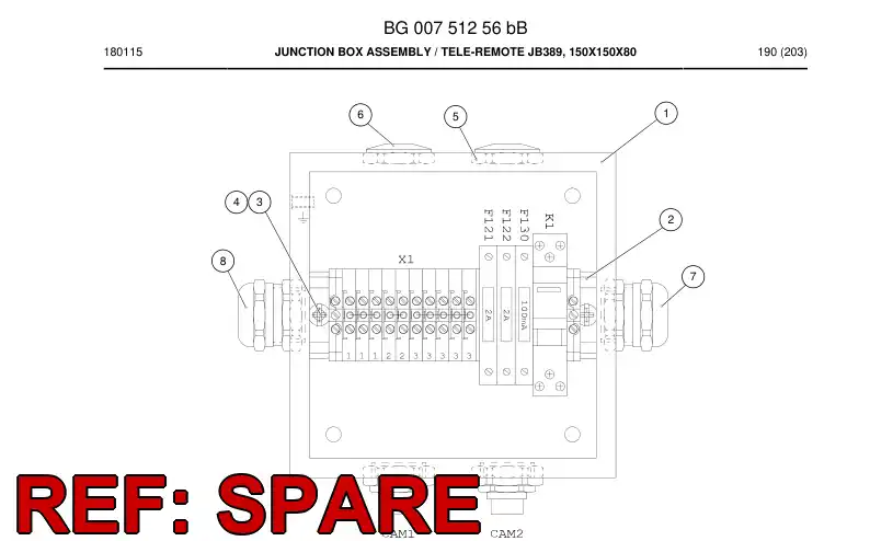 56006913 560 069 13 FUSIBLE - Sandvik Technical Drawing