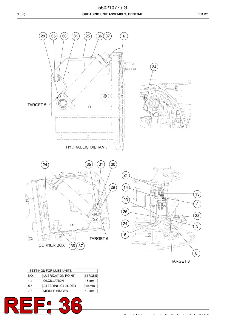56007651 560 076 51 Hose clamp - Sandvik Technical Drawing
