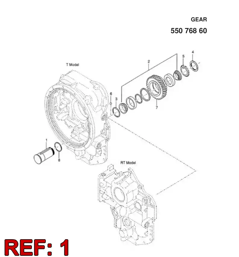 56008005 560 080 05 SHAFT - Sandvik Technical Drawing