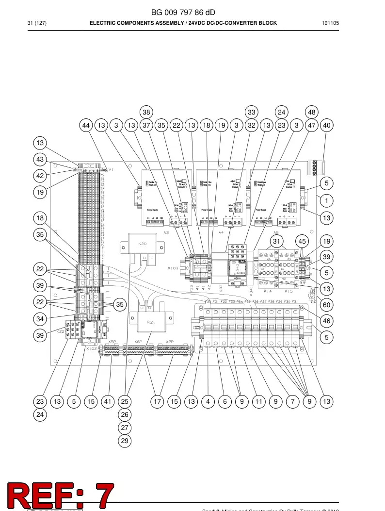 56008213a 560 082 13a Fuse - Sandvik Technical Drawing
