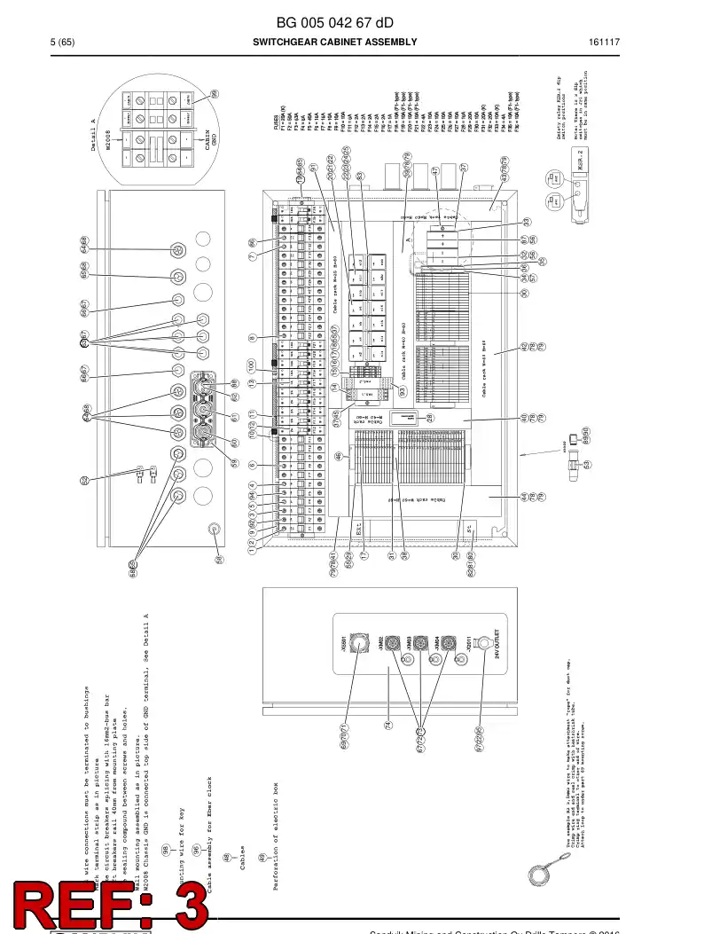56008218a 560 082 18a Circuit Breaker, MCB - Sandvik Technical Drawing