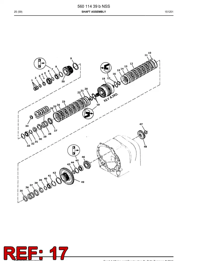 56008430 560 084 30 Seal - Sandvik Technical Drawing
