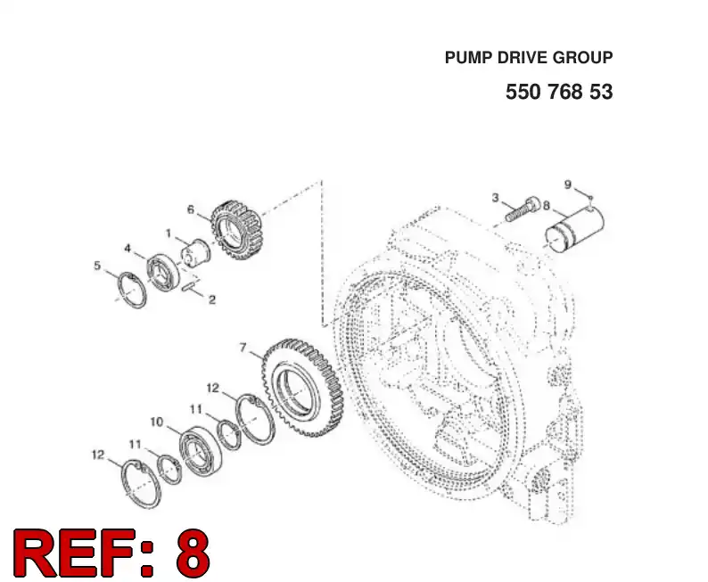 56008598 560 085 98 SHAFT - Sandvik Technical Drawing